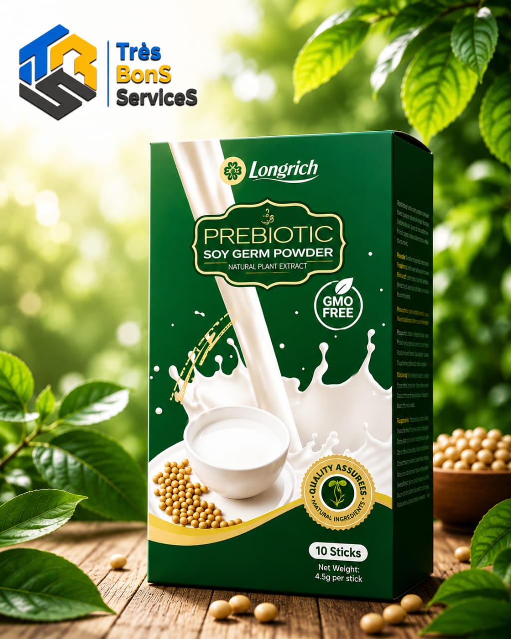 Prébiotique Longrich – À base de soja
