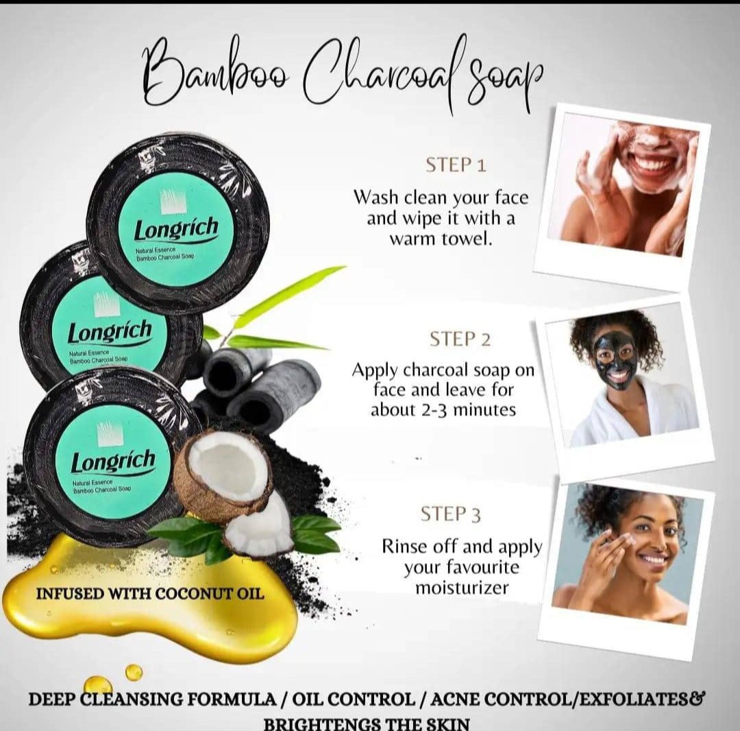 SAVON NOIR AU CHARBON DE BAMBOO